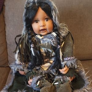 Porcelain Indian Doll